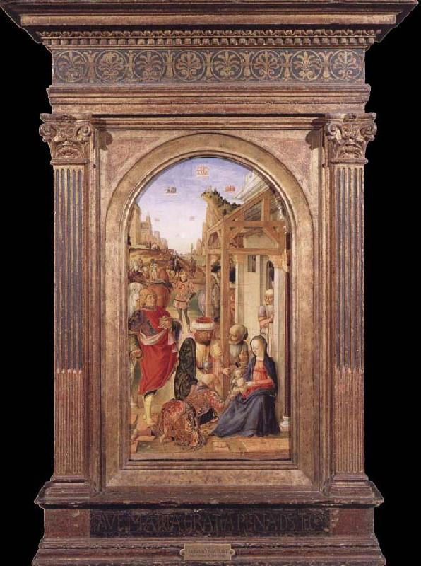 BASTIANI, Lazzaro Adoration of the Magi oil painting image